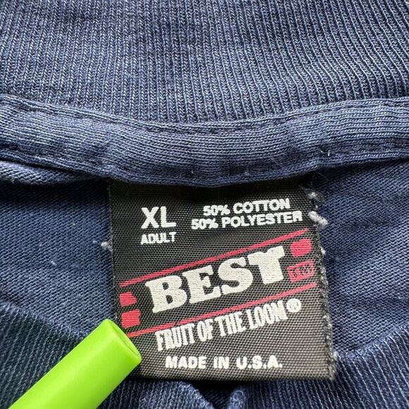 Vintage Frito Lay T-Shirt Men’s XL Blue Doritos Cheetos Chip Promo Long Sleeve - Picture 3 of 6